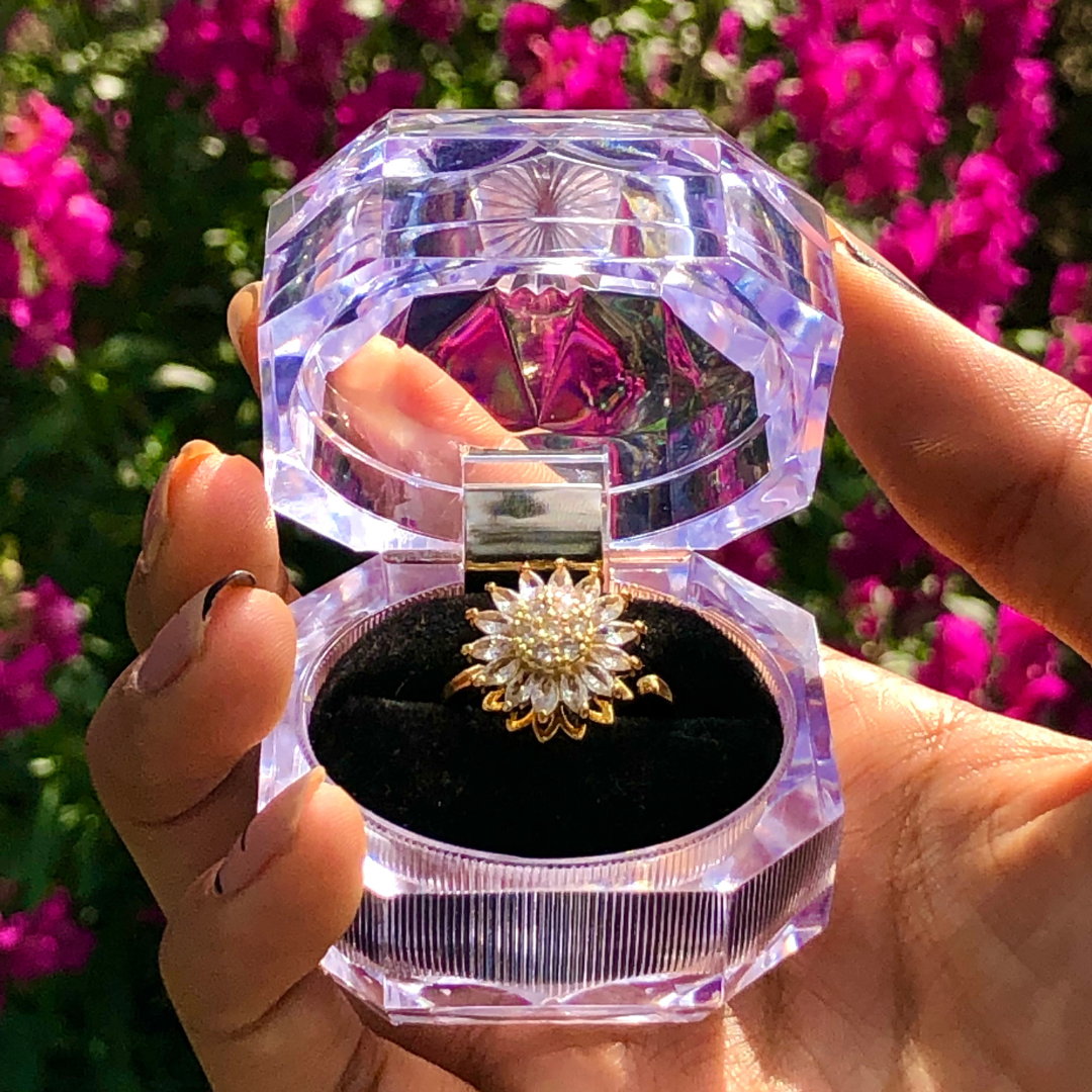 Anillo Giratorio de girasol 🌻